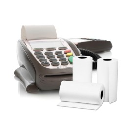 Rotoli termici POS 1VIA 57x10 anima 12mm D28mm