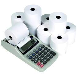 Rotoli calcolatrice MM.57 anima 12mm d.est.60mm