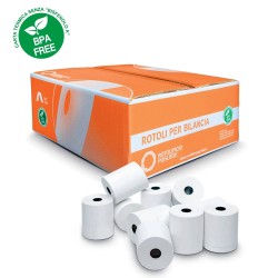 Rotoli bilancia termica 62,5x30 anima 12mm D47mm