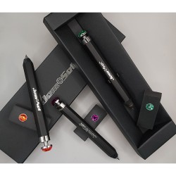 Set Portamine 0,5 NE con strass + gomma cf. regalo