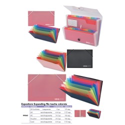 Esp. 40 Expanding File ppl Tinta Unita - 5 formati