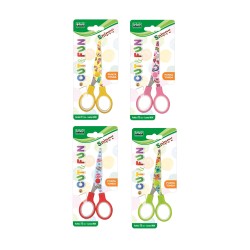 Forbici acciaio fantasia 13cm c/p tonda in blister