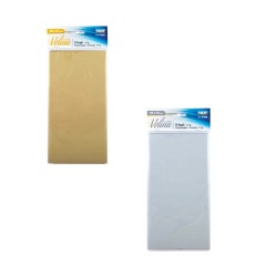 Blister da 5 fogli Velina Oro - Argento 50x70