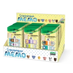Blister 80 segnapagina plastica animali 6 sog