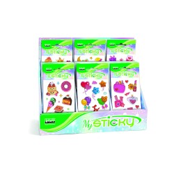 Esp.48 blister (8x16) stickers gomm 6 sogg GIRL