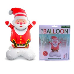 Babbo Natale foil gonfiabile 64x51 h105