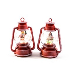Lanterna carillon c/neve e luci h23 2 sog