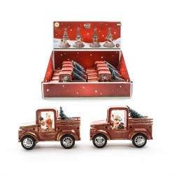 Camioncino plast c/acqua e luci 2 soggetti  16x10