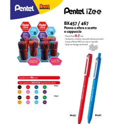 Espositore iZEE 07 132 RT + 48 CAP sfera 8 colori