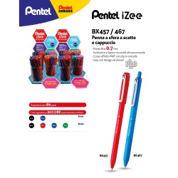 Espositore 180 Penna a sfera IZEE RT/Cap  4 colori
