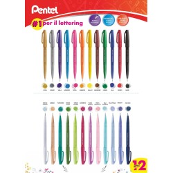 Brush Sign Pen pennarello punta fibra flessibile