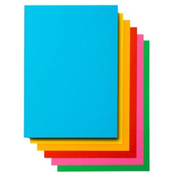 Carta Rismaluce 200gr A3 Forte 125fg - 8 col. ass. Cartotecnica Favini | Carta colorata in risme 