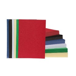 100 Copertina LEATHERGRAIN 250gr A3 Nero goffrato