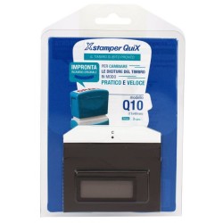 Impronta per  XStamper Q10 rettangolare 11x40 mm
