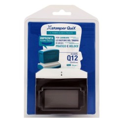 Impronta per  XStamper Q12 rettangolare 24x49mm
