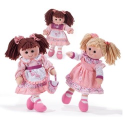 peluches bambola di pezza "ROSALINDA" cm 35