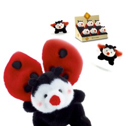 Peluche coccinella LUCKY LADY H16 cm