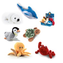 Peluche Ocean nuovo mare 26 cm in esp. 6 sogg. Ass