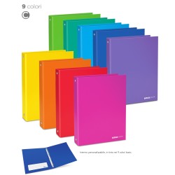 Copertina anelli Tinta Unita A5 diametro 30