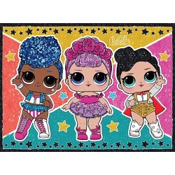 PUZZLE RAVENSBURGER 100 PZ LOL GLITTER. ETA' 6+