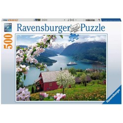 PUZZLE RAVENSBURGER 500 PEZZI. IDILIO SCANDINAVO