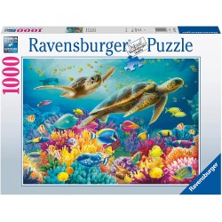 PUZZLE RAVENSBURGER 1000 PZ. MONDO BLU SOTTOMARINO