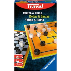 GIOCO DI SOCIETA''  TRAVEL MULINO E DAMA