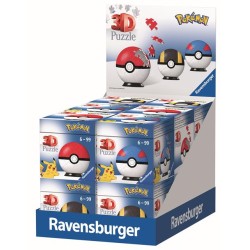 PUZZLE 3D POKEBALL DIAMETRO 7,5. ETA'' 6+