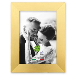 Cornice legno oro satinato 13x18