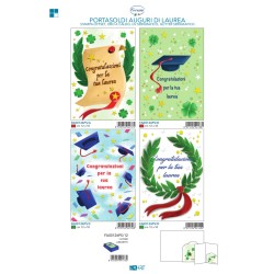 Sc.12 Bg.Laurea portasoldi 4 soggetti12x18