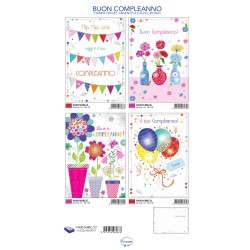 Sc.12 Bg. Buon Compleanno 4 soggetti 12x18