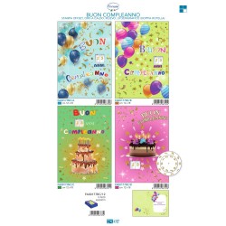 Sc.12 Bg.Compleanno 2 rotelle 00-99 4 sogg.12x18