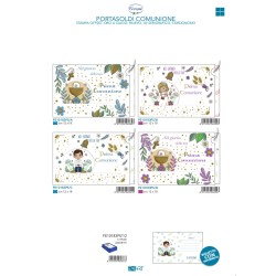 Sc.12 Bg.Prima Comunione p/soldi scor 4 sogg 12x18