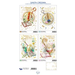 Sc.12 Bg.Cresima felicitazioni 4 sog 12x18
