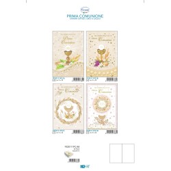 Sc.48 biglietti Prima Comunione 9x14 4 sogg