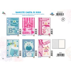 Sc.12 Bg Nascita in Carta di Riso 6 sog