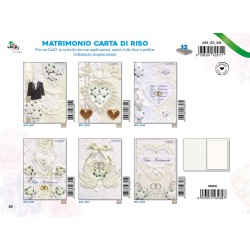 Sc.12 Bg Matrimonio Carta di Riso 6 soggetti
