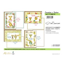 Sc.24 Biglietti Comunione+Cresima 4sog *E* 12x18