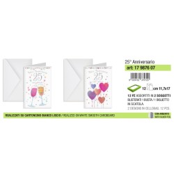 Sc.12 Biglietti 25° Anniversario 2 sogg 12x18