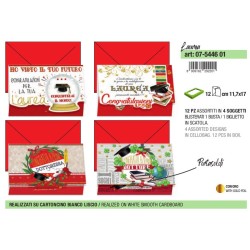 Sc. 12 Biglietti LAUREA P.SOLDI sag. 4 sog 11,7x17