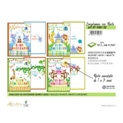 Sc.12 Biglietti Compl. Bimbi rot.1/9 4 sog 12x18