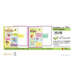 Sc.12 Biglietti Compl. Bimba rot.1/9 2sog 12x18