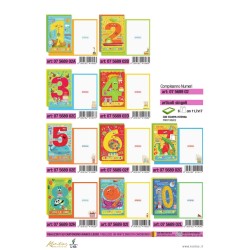 Sc.6 Biglietti COMPL.BIMBI NUMERO SINGOLO - 12x18