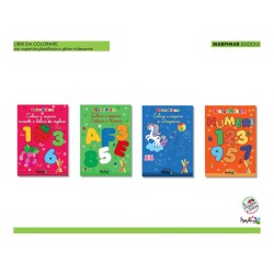 Album da colorare 16 pagine 4 soggetti (ass da 24)