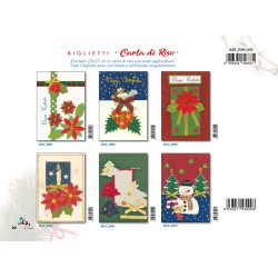 Sc.12 Bg Natale Carta di Riso 6 sog