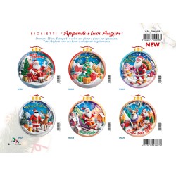 Sc.12 Bg Natale Pallina diam.15 6 sog