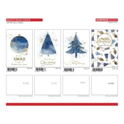 Sc.12 Bg.Merry Christmas foil ologr.4 sogg.12x18