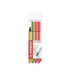 Astuccio in cartone 4 fineliner POINTMAX pastello