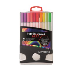 Pen 68 Brush Color Parade Arty astuccio 20 colori
