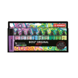 Astuccio 10 Evid. Stabilo BOSS ARTY colori freddi
